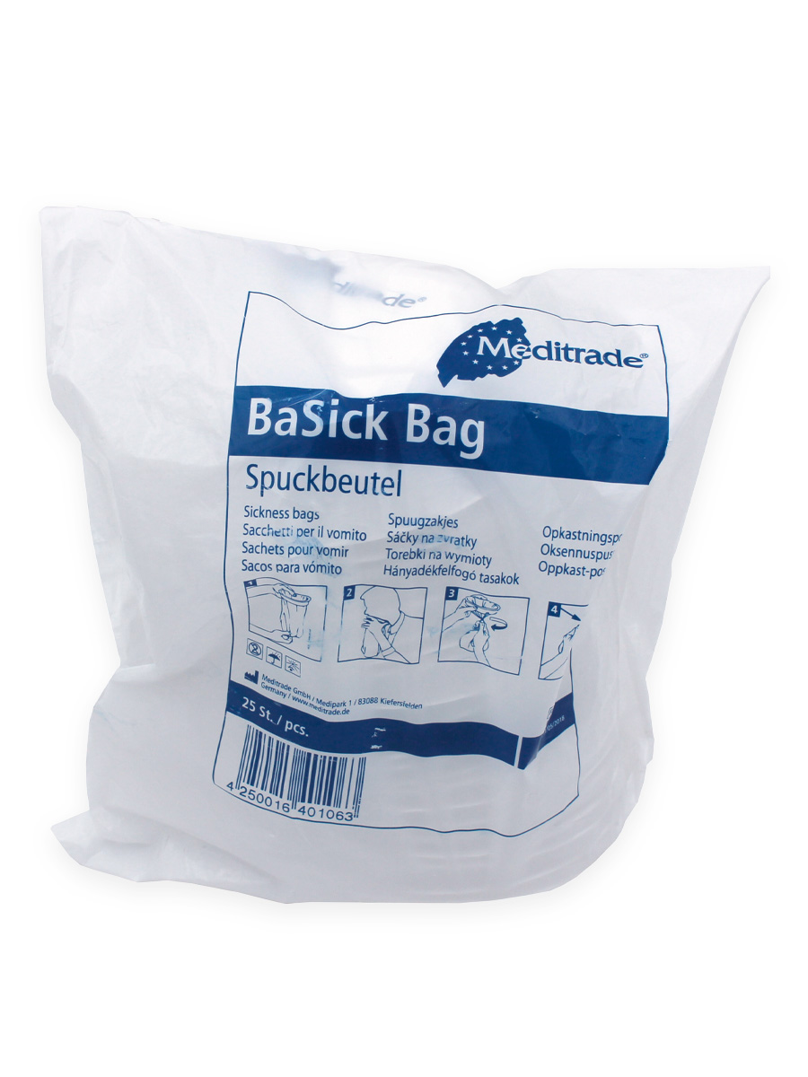 Meditrade BaSick Bag Spuckbeutel (25 Stück)